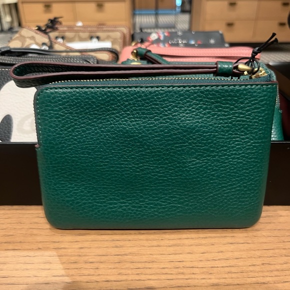 NWT Disney X Coach Corner Zip Wristlet Wallet Clutch With Sled Motif - Picture 4 of 5